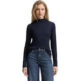 TOM TAILOR - 11019 - Damesshirt - Lunar Eclipse - Lange Mouwen - Rolkraag