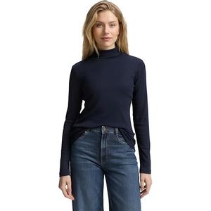 TOM TAILOR - 11019 - Damesshirt - Lunar Eclipse - Lange Mouwen - Rolkraag