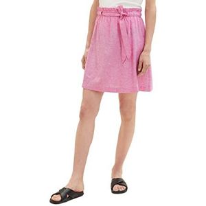 TOM TAILOR Linnen rok voor dames met ceintuur, 31647 - Nouveau Pink, 44