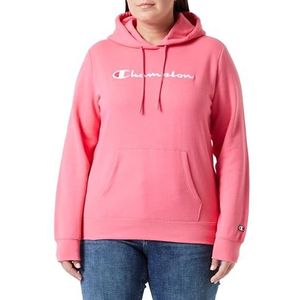 Champion Legacy American Classics W-Light Powerblend fleece sweatshirt met capuchon voor dames, Neon Roze, S