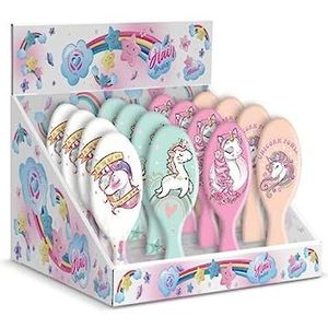 Esseci Italia Eenhoorn haarborstel, ovaal, zoals afgebeeld