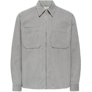 ONLY & SONS Onsalp 14W RLX 2Pkt Washd Cord Zip Noos, Limestone, L