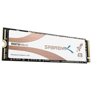 Sabrent 4TB Rocket Q4 NVMe PCIe 4.0 M.2 2280 Interne SSD Solid State Schijf met Maximale Prestaties R/W 4900/3500 MB/s (SB-RKTQ4-4TB)