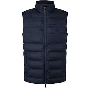Hackett London Heren Lw Gilet, Blauw (zwart), S