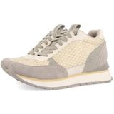 Gioseppo - Hekal - Sneakers - Beige - Met Grijze en Zilveren Accenten