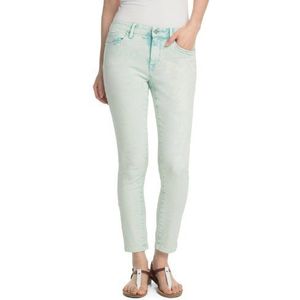 ESPRIT Skinny jeans voor dames in sneeuwwash-look, groen (Frozen Mint 339), 27W x 27L