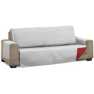 Martina Home Bankhoes Diamond 3-zits, XL, grijs/rood