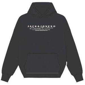 JACK & JONES Jcopoint Branding Sweat Hood FST, zwart, S
