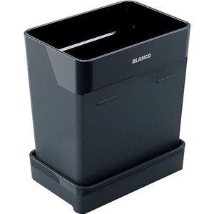 BLANCO Worktop Organizer Container | Set voor het opbergen van gebruiksvoorwerpen aan de gootsteen | 300 ml geschikt voor afwasborstel, sponzen en keukendoeken | ruimtebesparende opbergoplossing