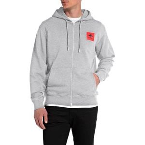Replay Capuchontrui voor heren, M08 Light Grey Melange, S