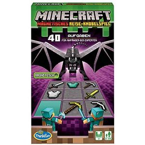 Ravensburger Spieleverlag ThinkFun - 76402 - Minecraft - Het magnetische reisspel. Perfect voor op reis en als cadeau! Een logisch spel, niet alleen voor Minecraft-fans: spel met logische deductie