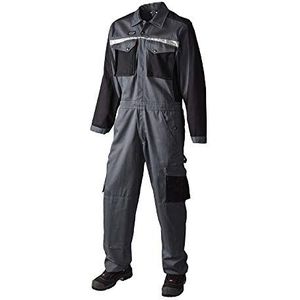 J.A.K. 102084601 Serie 10208 100% katoen werkpak, marine/koningsblauw, S maat