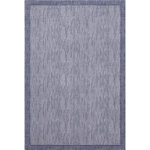 Agnella Diverse Linea tapijt - tapijt 100% Nieuw-Zeelandse wol - geweven met Wilton-technologie - tapijt woonkamer modern vintage retro - 133 x 180 x 1,20 cm - marineblauw