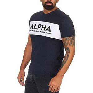 Alpha Industries Alpha Inlay T voor heren Rep.Blue L