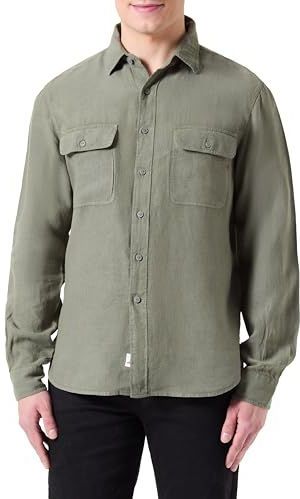 Replay - M4147.000.81388B - Overhemd - Groen - Lange Mouwen