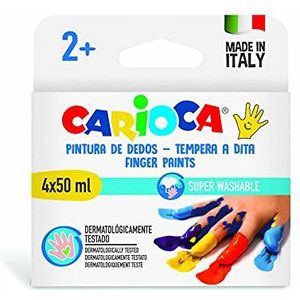 Carioca - Vingerkleur, 4 kleuren, wasbaar, (93193)