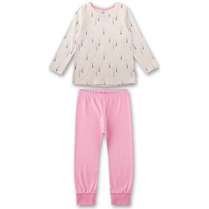 Sanetta Kinderpyjama voor meisjes, lang, 100% biologisch katoen, Sheer Pink, 140 cm