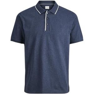 JACK & JONES Jprcclogan Jersey Ss Polo Sn, navy, XL