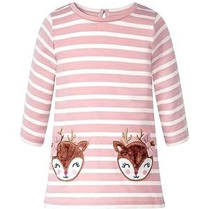 Happy Girls meisjesjurk kinderjurk, roze (dusty rose), 74