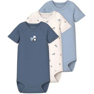 Name it baby Heren Jet Stream Nbmbody 3P Ss Tractor Noos, Numeric_86 (3-pack), Jet Stream, numeric_86