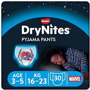 DryNites luierbroekjes - jongens - 3 tot 5 Jaar (16-23 kg) - bedplassen, extra absorberend - Voordeelverpakking