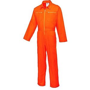 Portwest Katoenen Overall Size: XXL, Colour: Oranje, C811ORRXXL
