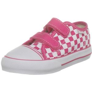 Vans T Big School, Unisex - Kids Sneakers, Pink Checkerboard Hot Pink, 22.5 EU