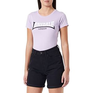 Lonsdale ACHNAVAST T-Shirt, Lilac/Black/White, XXL