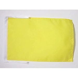 Race officier geel Vlag 45x30 cm koorden - Racing SMALL vlaggen 30 x 45 cm - Banner 18x12 in Hoge kwaliteit - AZ FLAG
