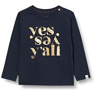 Noppies Meisjes G Tee Ls Masilo T-shirt, Dark Sapphire - P208, 98 cm