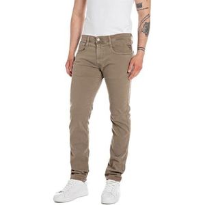 Replay Anbass herenjeans, slimfit, Peanut 725, 34W / 30L