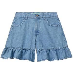United Colors of Benetton Shorts voor meisjes en meisjes, Blauw 901, 122 cm