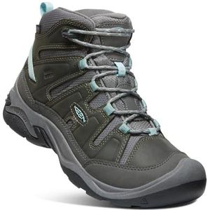 KEEN Circadia Mid waterdichte wandelschoenen voor dames, Staal Grijs Wolk Blauw, 43 EU