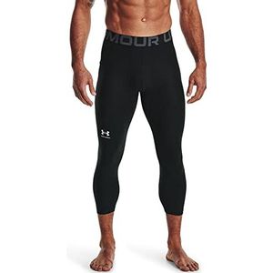 Under Armour Heren comfortabele en robuuste 3/4 sportlegging voor mannen, lichte en elastische trainingsbroek met compressiepasvorm Hg Armour 3/4 legging