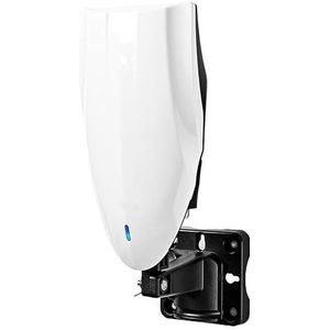 Witte HDTV-buitenantenne, 5002BK, 700 MHz, verbeterd signaal, compatibel met vrijheden; ideaal voor digitale tv-ontvangst.