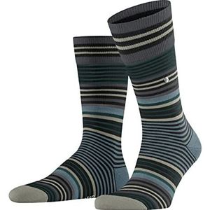 Burlington Heren Sokken Stripe M SO Wol Gedessineerd 1 Paar, Zwart (Black 3002), 46-50