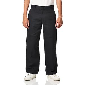 Dickies Heren Flex dubbele knie werk broek losse rechte pasvorm, Zwart, 36W x 30L