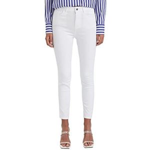 DeFacto Casual gebreide broek voor dames, joggingbroek - standaard pasvorm joggingbroek dames joggingbroek, joggingpak vrouw, wit (000), 42