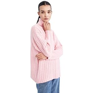DeFacto Lange overhemden met lange mouwen tuniek overhemden (roze, XS), roze, XS