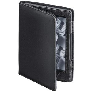 Hama eBook-Case Arezzo voor Kindle (beschermhoes voor Kindle WiFi/Paperwhite en Kobo Touch/Glo om in te klappen, beschermhoes opengeklapt) zwart, voor schermgrootte: 15,24 cm (6'')