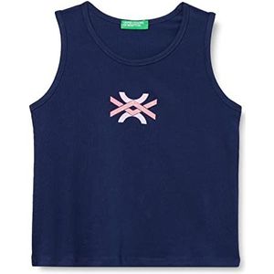 United Colors of Benetton Tanktop 3I1XGH00K tanktop, donkerblauw 252, 90 meisjes, donkerblauw 252