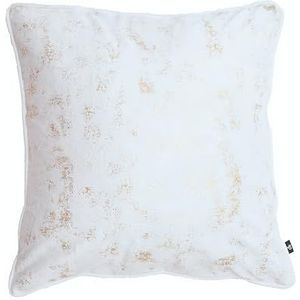 Chic Home velours kussensloop OH MY CHIC 45x45 gebroken wit