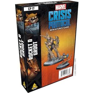 Atomic Mass Games, Marvel Crisis Protocol: Character Pack: Rocket and Groot, Miniatures Game, Ages 10+, 2+ Players, 45 Minutes Playing Time