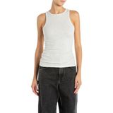 Replay - W3465.000.23946 - Mouwloos T-shirt - Licht Gemêleerd - Dameskleding