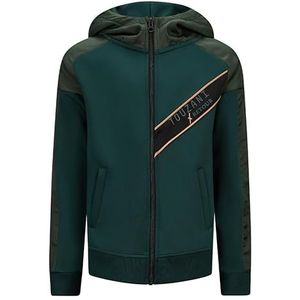 Retour Denim de Luxe Cross Sweat Cardigan in Color Hunter Green, in maat 6, hunter green, 6-7 Jaren