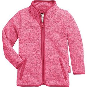 Playshoes Kinderjas van fleece, ademend en hoogwaardig jasje met ritssluiting, roze, 86 cm