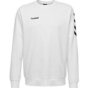 Hummel Hmlgo Sweatshirt van katoen voor kinderen, wit, 176