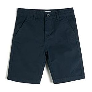 Koton Boys's bermuda basic chino zakken katoenen shorts, marineblauw (702), 7-8 Jaar