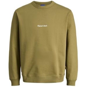 JACK & JONES Jornorrebro Emb Sweat Crew Noos, olijf, M
