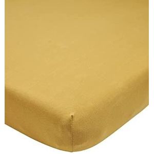 Meyco Home Uni Hoeslaken Tweepersoons - Honey Gold - 140x200cm